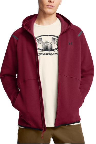 Суитчър Under Armour Fleece Training Hoodie Бургунди | 1389352-625, 0
