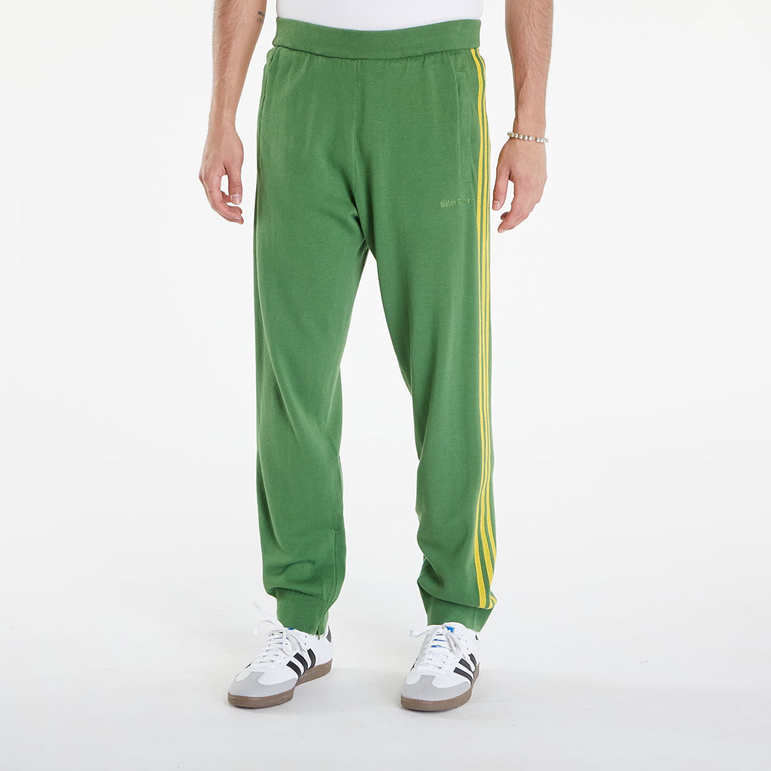 Спортни панталони adidas Originals Wales Bonner x Knit Trackpants Crew Green Зелено | IW1176, 0