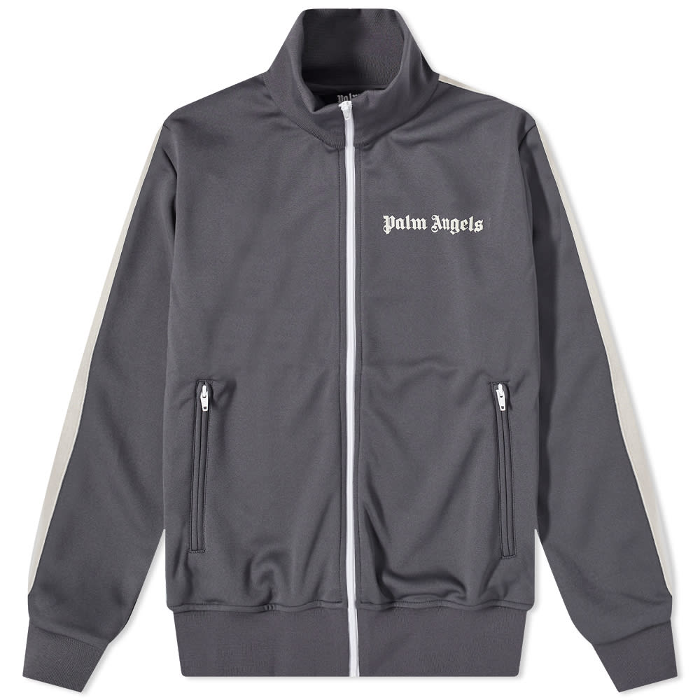 Яке бомбър Palm Angels Classic Track Jacket Сиво | PMBD001F22FAB0020703, 0