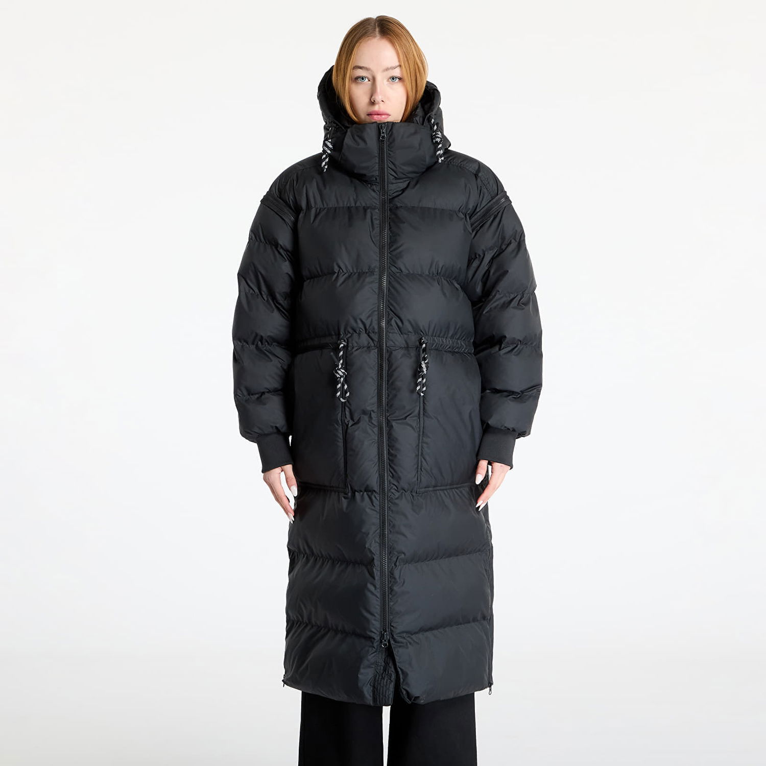 Пухо яке adidas Performance Stella McCartney x Long Puffer Jacket Черно | IX3081, 0