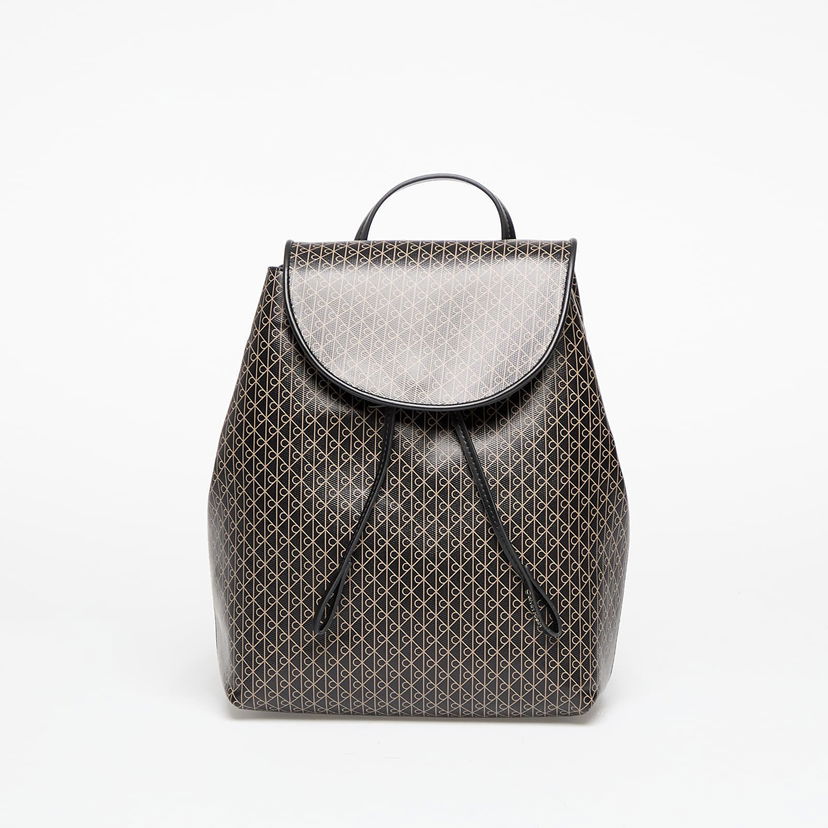 Раница CALVIN KLEIN Calvin Klein Emblem Aop Flap Backpack Черно | LV04F3271G 2XA