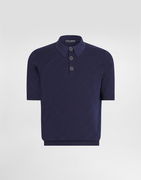 Silk Monogram Polo Shirt