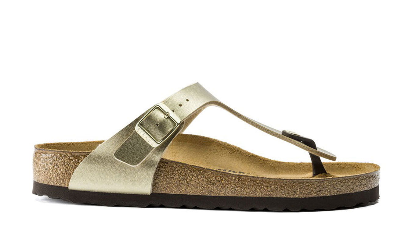 Кецове и обувки Birkenstock Gizeh BS Gold Narrow Fit W Металик | 1016109, 0