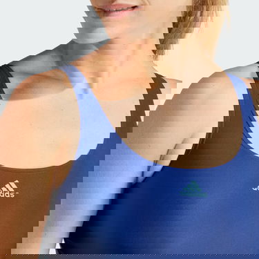 Бански adidas Performance Sportswear adidas 3-Stripes Swimsuit Тъмно синьо | IQ3961, 5