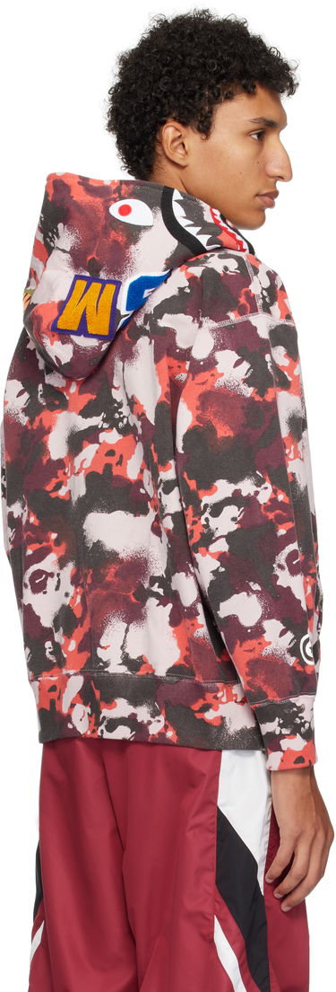 Суитчър BAPE A Bathing Ape Map Camo Shark Full Zip Hoodie Многоцветен | 001ZPL301001M, 2
