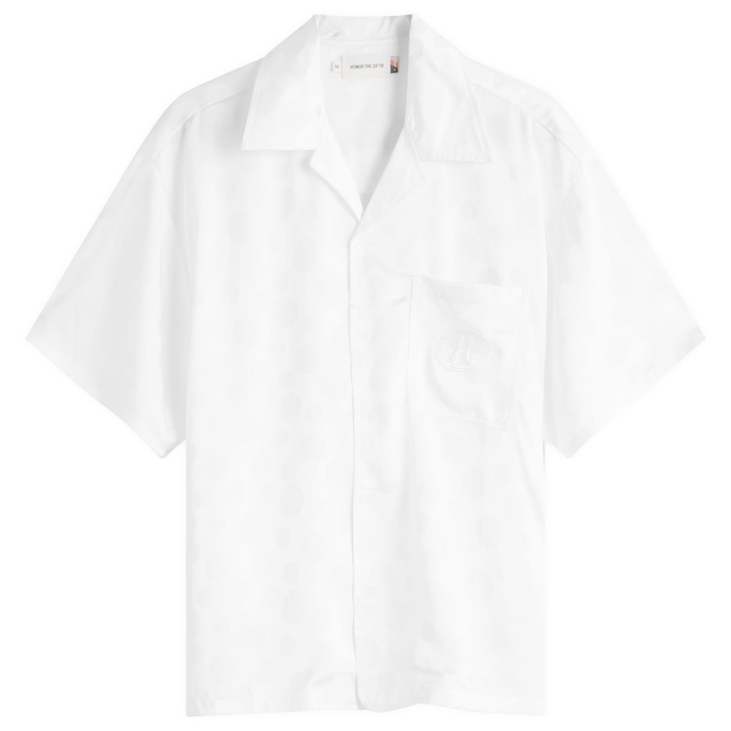Риза Honor The Gift Poka Dot Vacation Shirt Бяло | HTG250230-WHT, 1