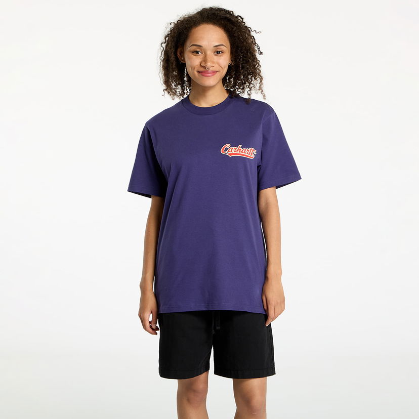 Тениска Carhartt WIP S/S Spill T-Shirt UNISEX Aura Лилаво | I033950.2BZXX