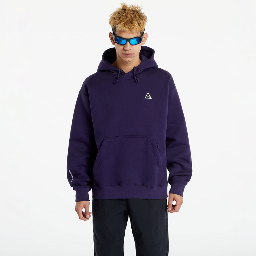 Суитчър Nike Therma-FIT Fleece Pullover Hoodie Тъмно синьо | DZ3392-555