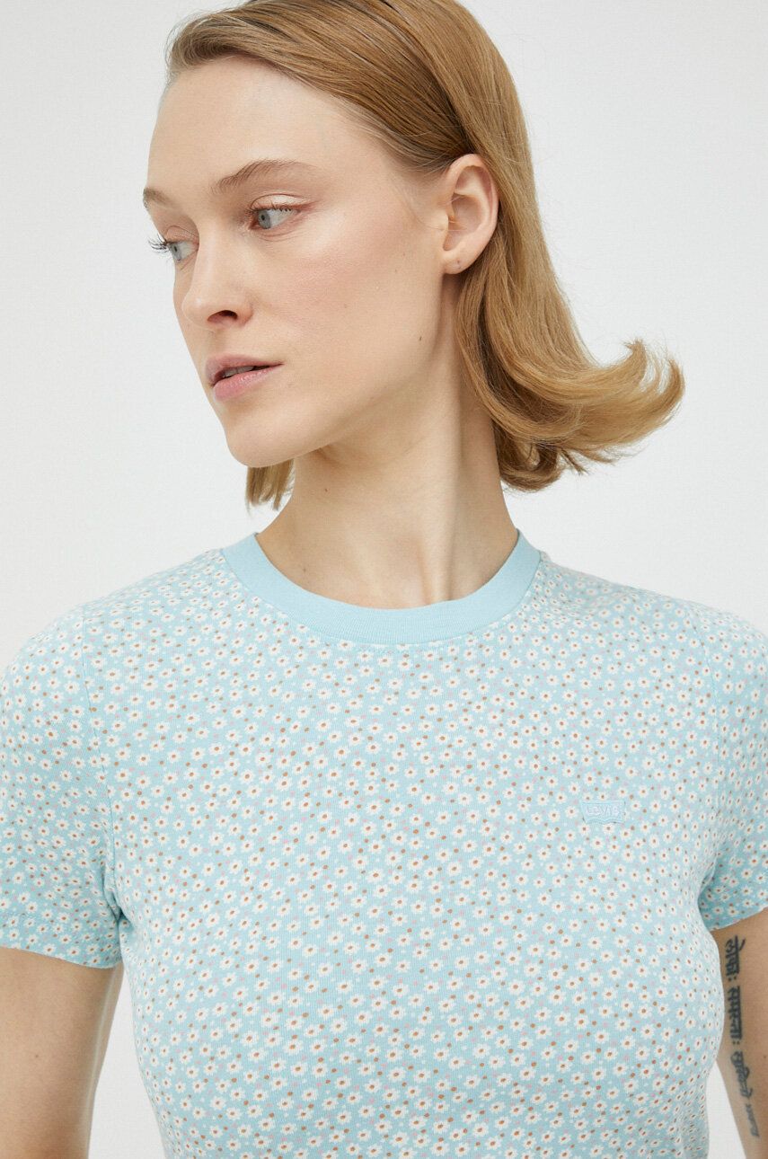 Тениска Levi's ® Tee Тюркоазено | 37697.0056, 0