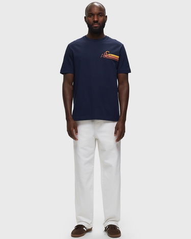 Тениска A.P.C. Isaac Logo T-Shirt Тъмно синьо | COEZC-H26327-IAK, 2