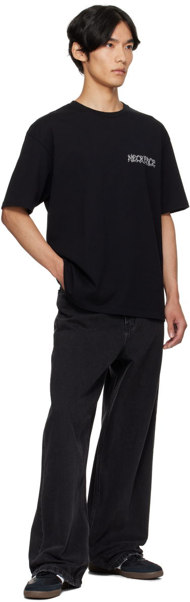 Тениска WACKO MARIA NECKFACE Edition Washed Heavy T-Shirt Черно | NECKFACE-WM-WT01, 3