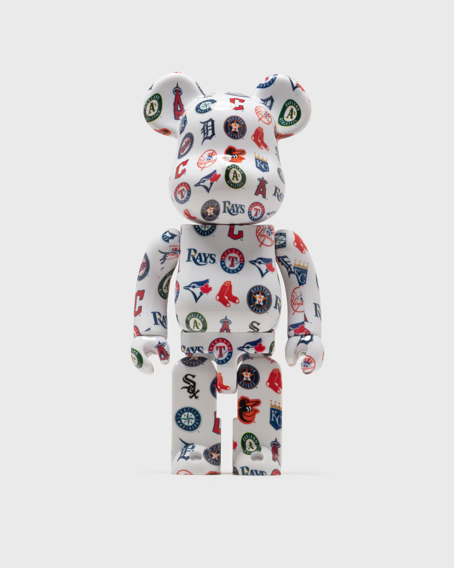 Колекционерско Medicom Toy MLB AMERICAN LEAGUE 1000% BE@RBRICK Figure Бяло | MED1195, 0