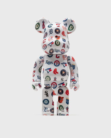 Колекционерско Medicom Toy MLB AMERICAN LEAGUE 1000% BE@RBRICK Figure Бяло | MED1195, 0
