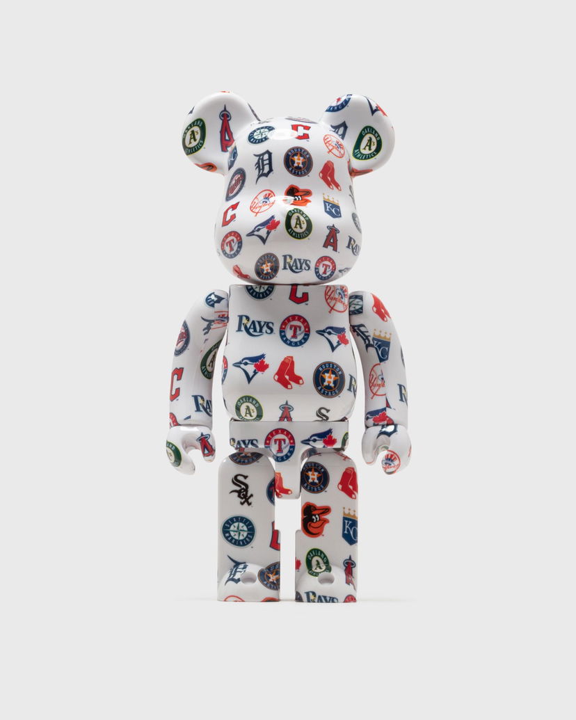 Колекционерско Medicom Toy MLB AMERICAN LEAGUE 1000% BE@RBRICK Figure Бяло | MED1195