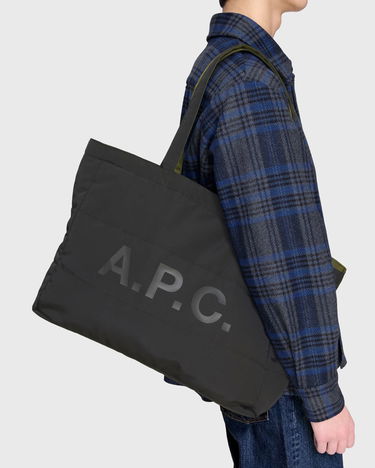 Голяма пазарска чанта A.P.C. Reversible Diane Tote Bag Черно | PSALL-M61893-TJD, 2