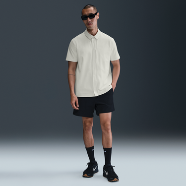 Риза Nike 24.7 PerfectStretch Dri-FIT Short Sleeve Button-Up Shirt Бяло | HQ6958-133, 1