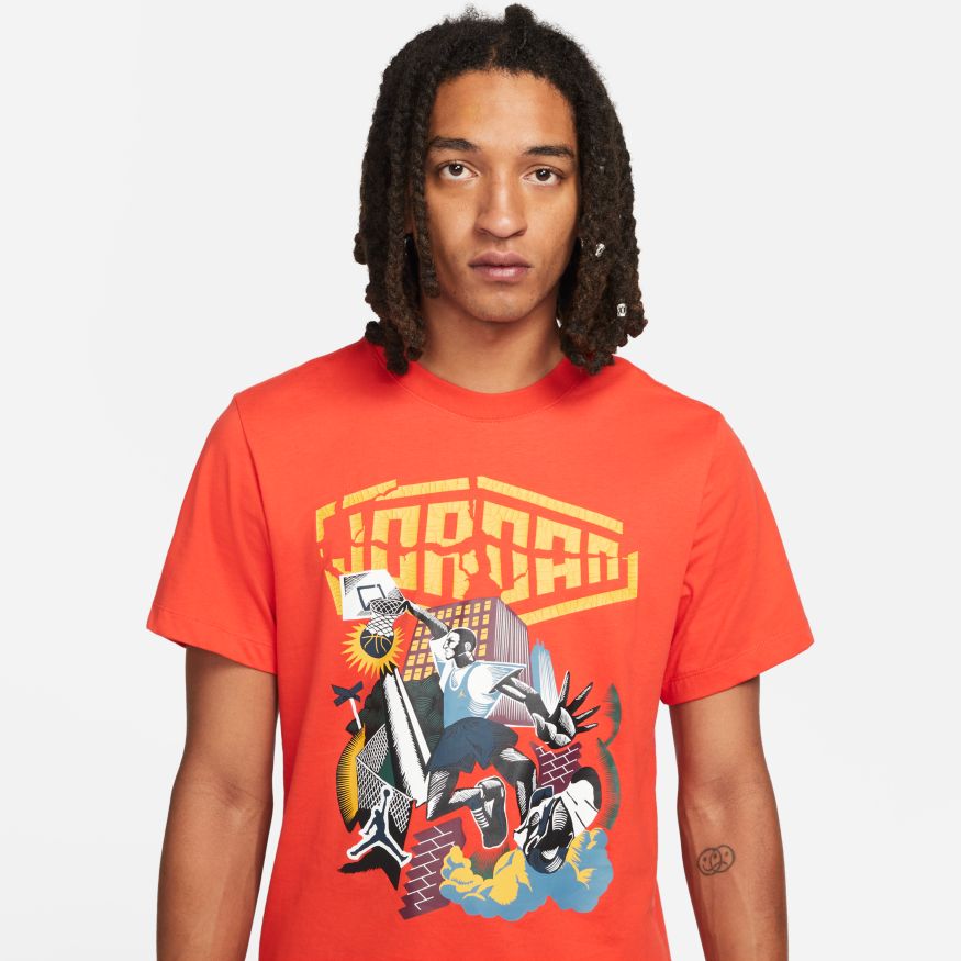 Тениска Jordan Sport Dna Red Tee Червено | DC9783-673, 1