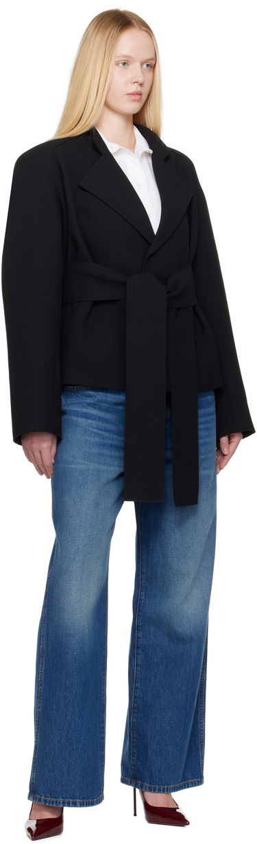 Яке Khaite KHAITE Edith Belted Jacket Черно | 61814114, 3