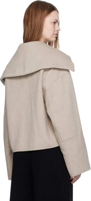 Пуловер Nanushka Nanushka Maxe Cropped Wool Sweater Бежово | NW25PFJK12992, 3