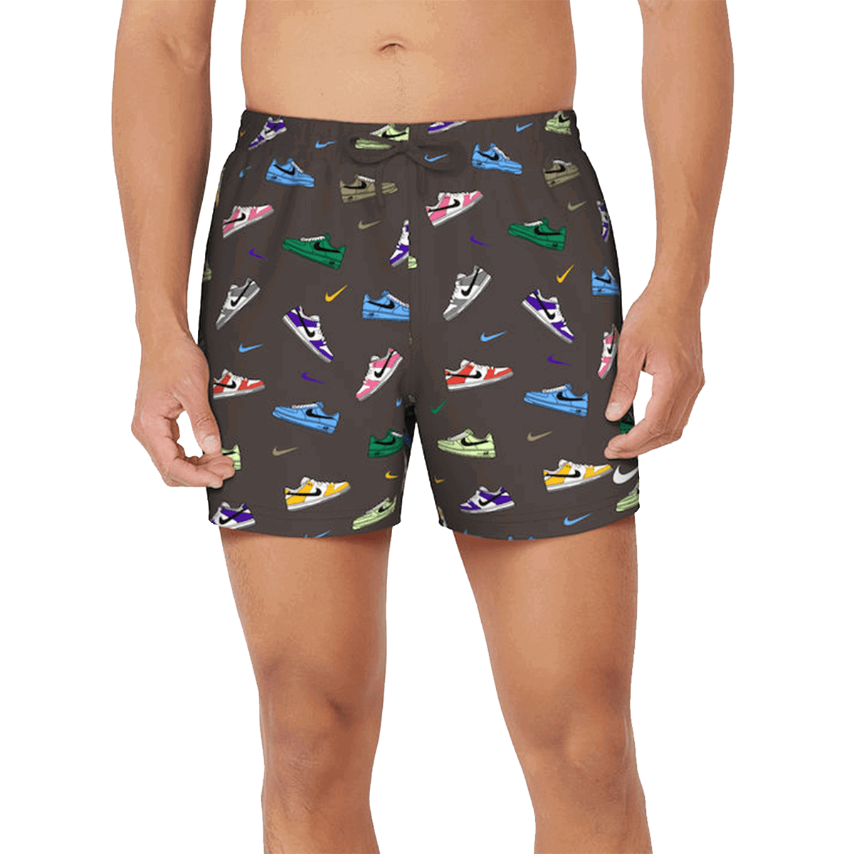 Къси панталони Nike 5" Volley Shorts Сиво | NESSF553-206, 0
