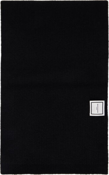 Шал WOOYOUNGMI Wooyoungmi Knitted Scarf Черно | W243KN32, 1