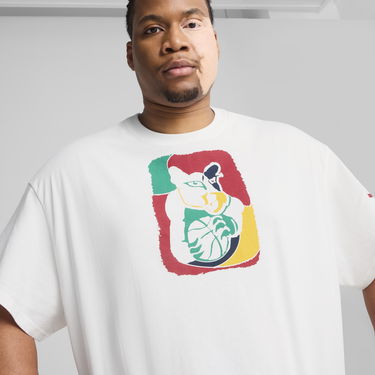 Тениска Puma Dylan Exhibit Basketball T-Shirt Бяло | 630673_01, 1