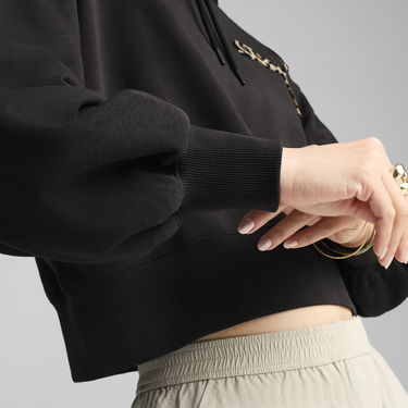 Суитчър Puma Leo Luxe Cropped Hoodie Черно | 632338_01, 1
