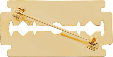 Значка UNDERCOVER UNDERCOVER Engraved Razor Blade Brooch Металик | UP2E4X02, 1