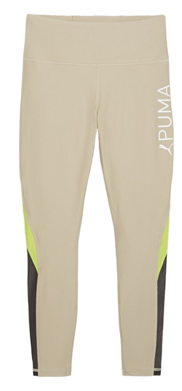 Панталони и дънки Puma FIT EVERSCULPT MESH FASHION HW 7/8 TIGHT Бежово | 524798-90, 3
