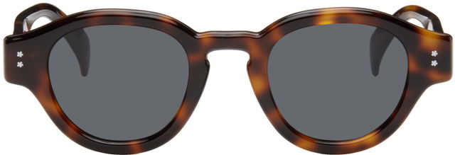 Tortoiseshell Paris Round Sunglasses