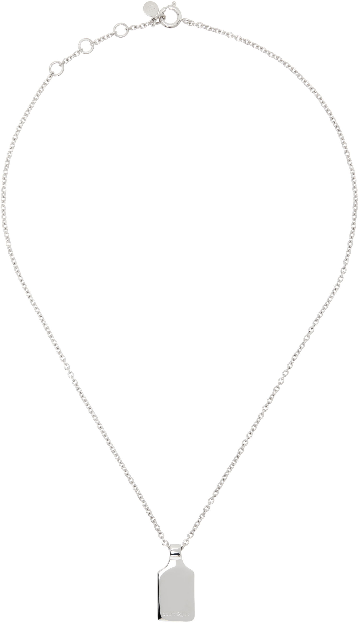 Колие Courrèges Charm Necklace With Pendant Металик | 324ACO029LA0001, 0