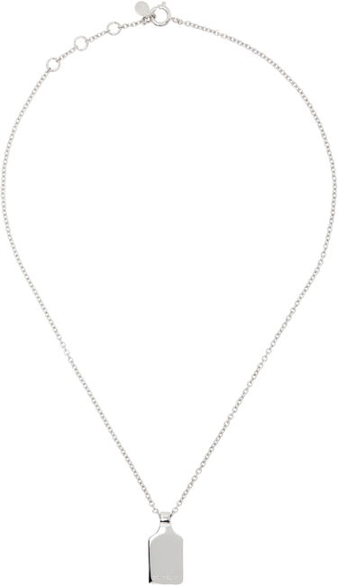 Колие Courrèges Charm Necklace With Pendant Металик | 324ACO029LA0001, 0