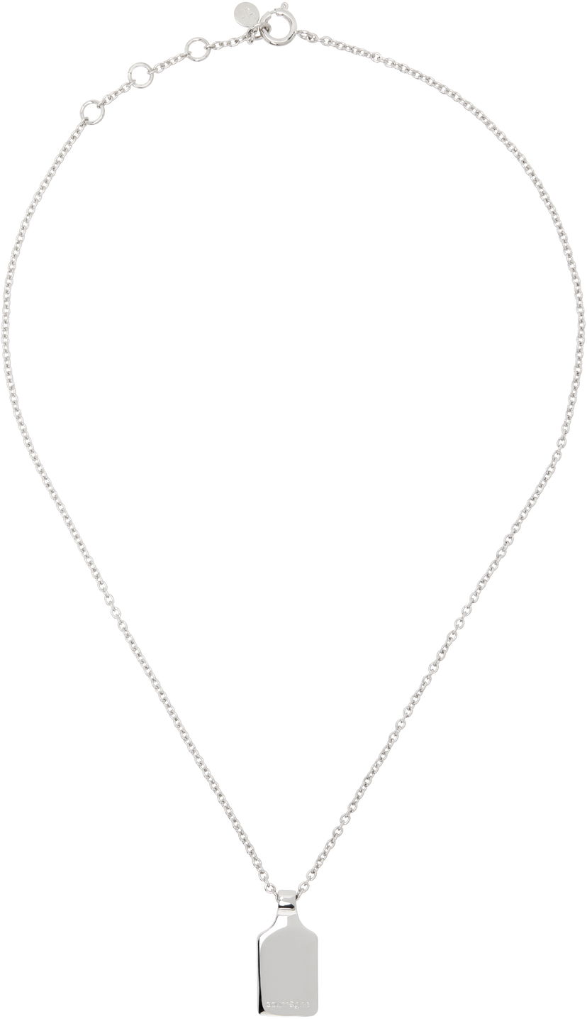 Колие Courrèges Charm Necklace With Pendant Металик | 324ACO029LA0001