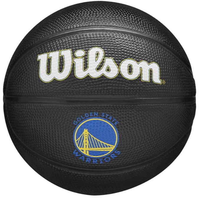 Спортна екипировка Wilson Tennis NBA Team Tribute Mini Basketball Golden State Warriors Черно | wz4017603xb