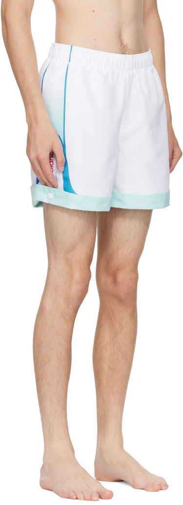 Бански Casablanca Casablanca Logo Swim Shorts Бяло | MPF25-SWM-065-01, 1