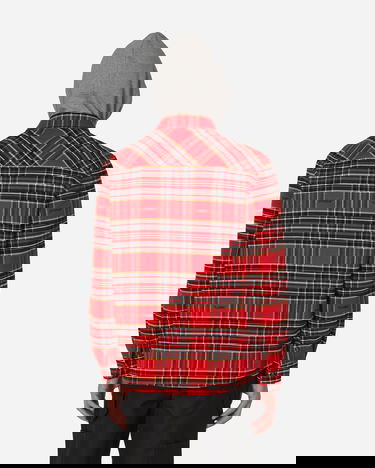 Риза Off-White Flannel Skate Shirt Red Червено | OMGA227S23FAB001 2510, 3