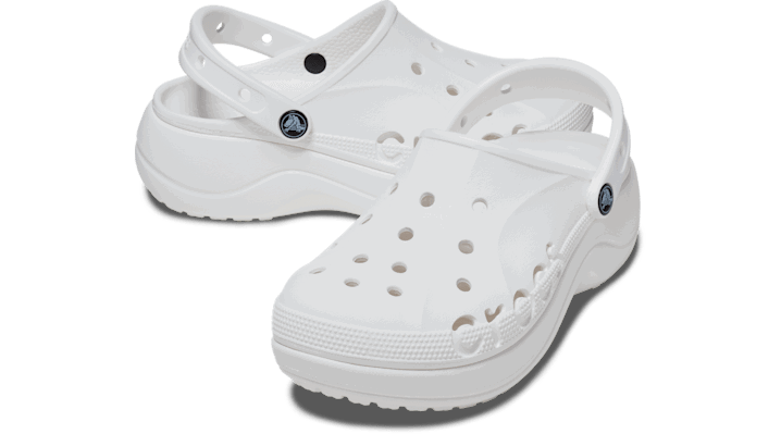 Кецове и обувки Crocs Baya Platform Clogs Бяло | 208186-100, 1