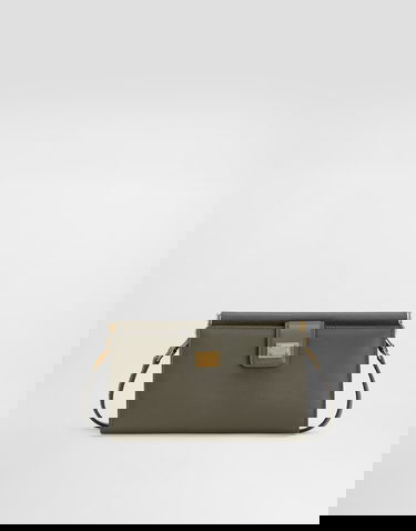 Чанта през рамо Dolce & Gabbana Plongé Calfskin Mini Phone Bag Зелено | BI3367A9S2580560, 0