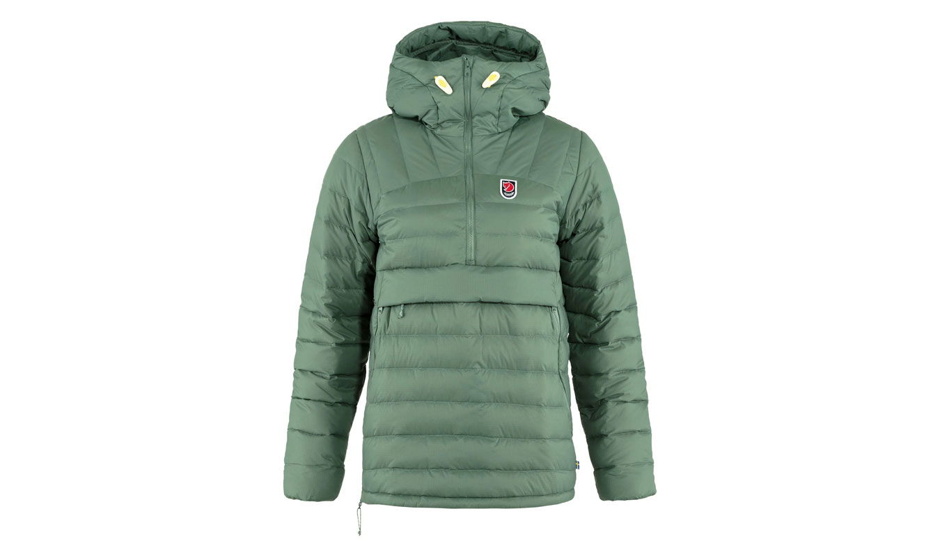 Пухо яке FJÄLLRÄVEN Pack Down Anorak Insulated Jacket Зелено | F86376-614, 1