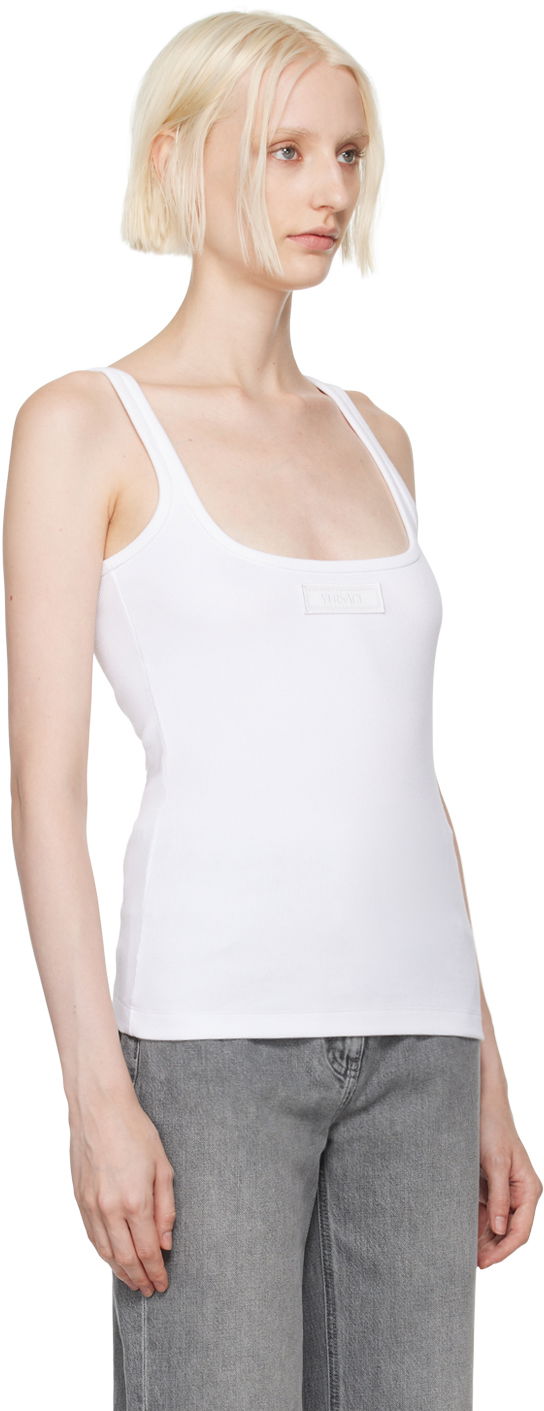 Потник Versace 90s Vintage Logo Tank Top Бяло | 1017003-1a12060, 1