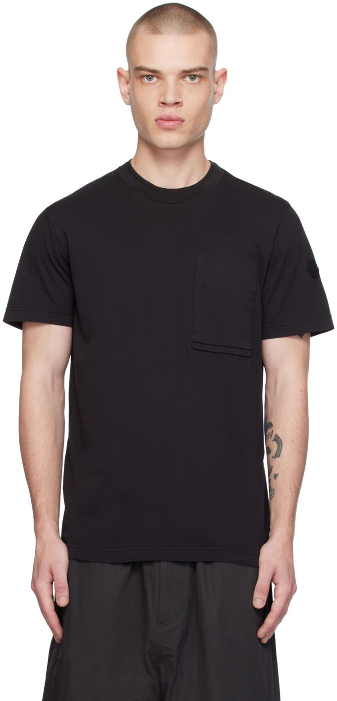 Тениска Moncler Patch Pocket T-Shirt Черно | J10918C0000189ADY, 0