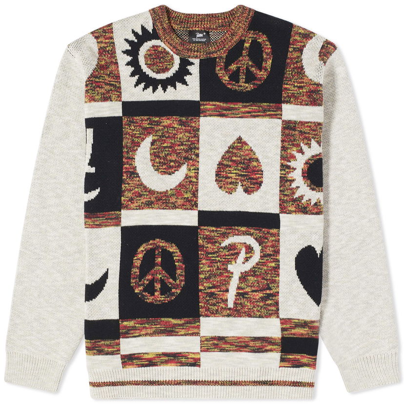 Пуловер Patta Jacquard Crayon Knit Кафяво | POC-AW23-CY-JQRD-KLS-001