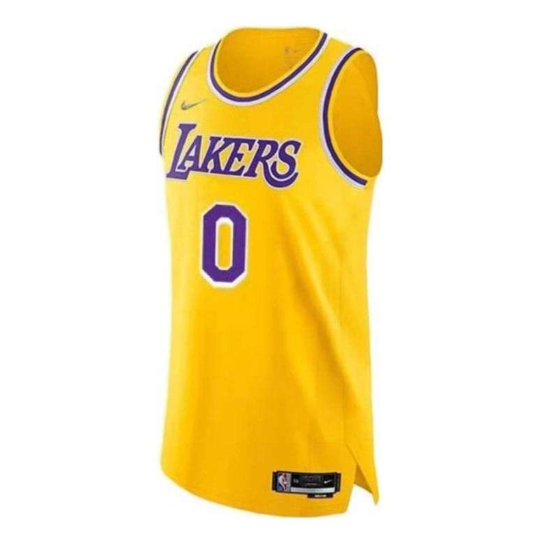 Фланелка Nike NBA LA LAKERS Russell Westbrook Jersey Жълто | DB3365-728, 0