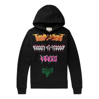 Суитчър Gucci Gucci Printing Cotton Hoodie Черно | 475374-XJAKM-1082, 0