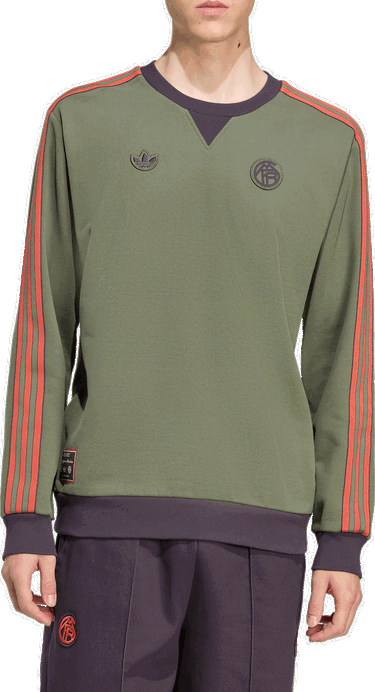 Суитчър adidas Originals FC Bayern Munich Icon Sweatshirt Зелено | jm9428, 1