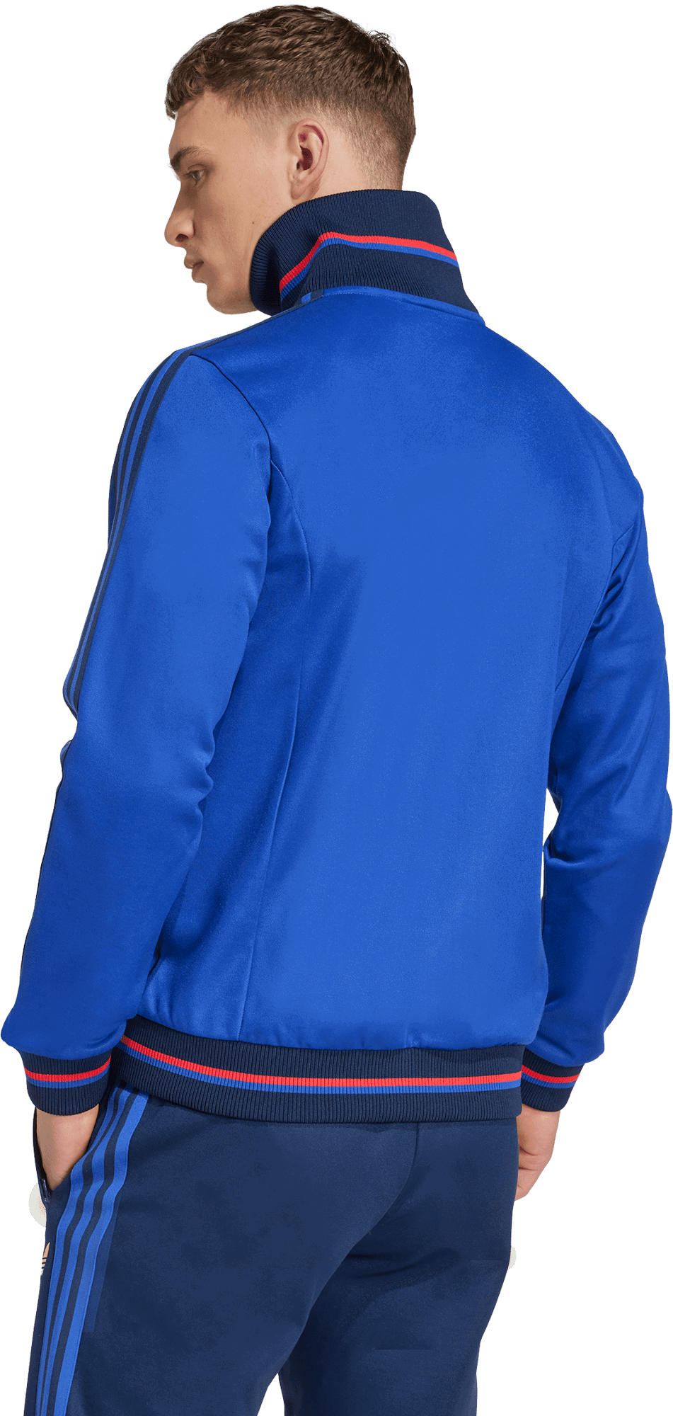 Ветровка adidas Originals Olympique Lyon 75 Anniversary Track Jacket Синьо | jl8078, 1