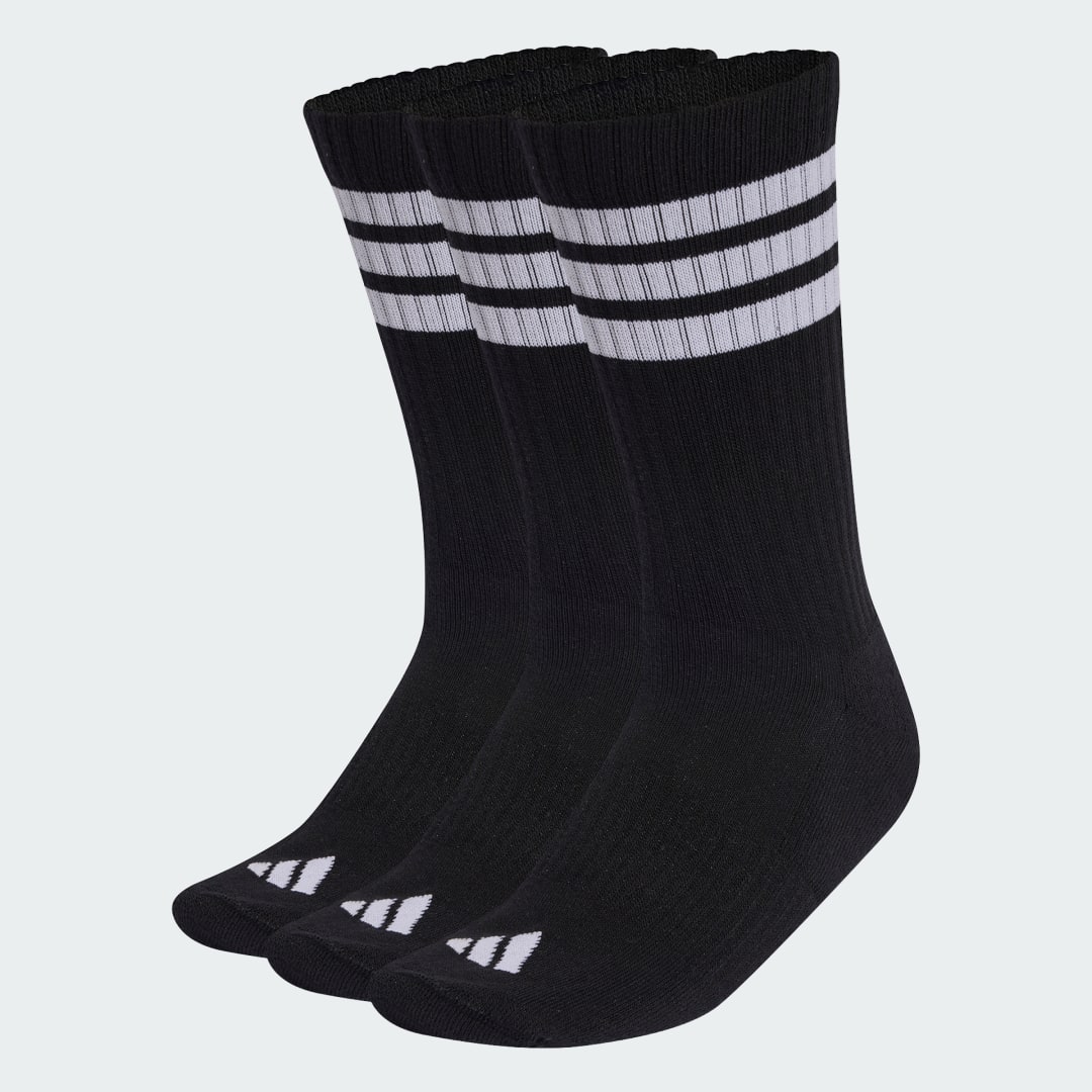 Чорапи adidas Performance 3-STRIPES CUSHIONED SPORTSWEAR CREW Socks 3 Pairs Черно | KC9641, 0