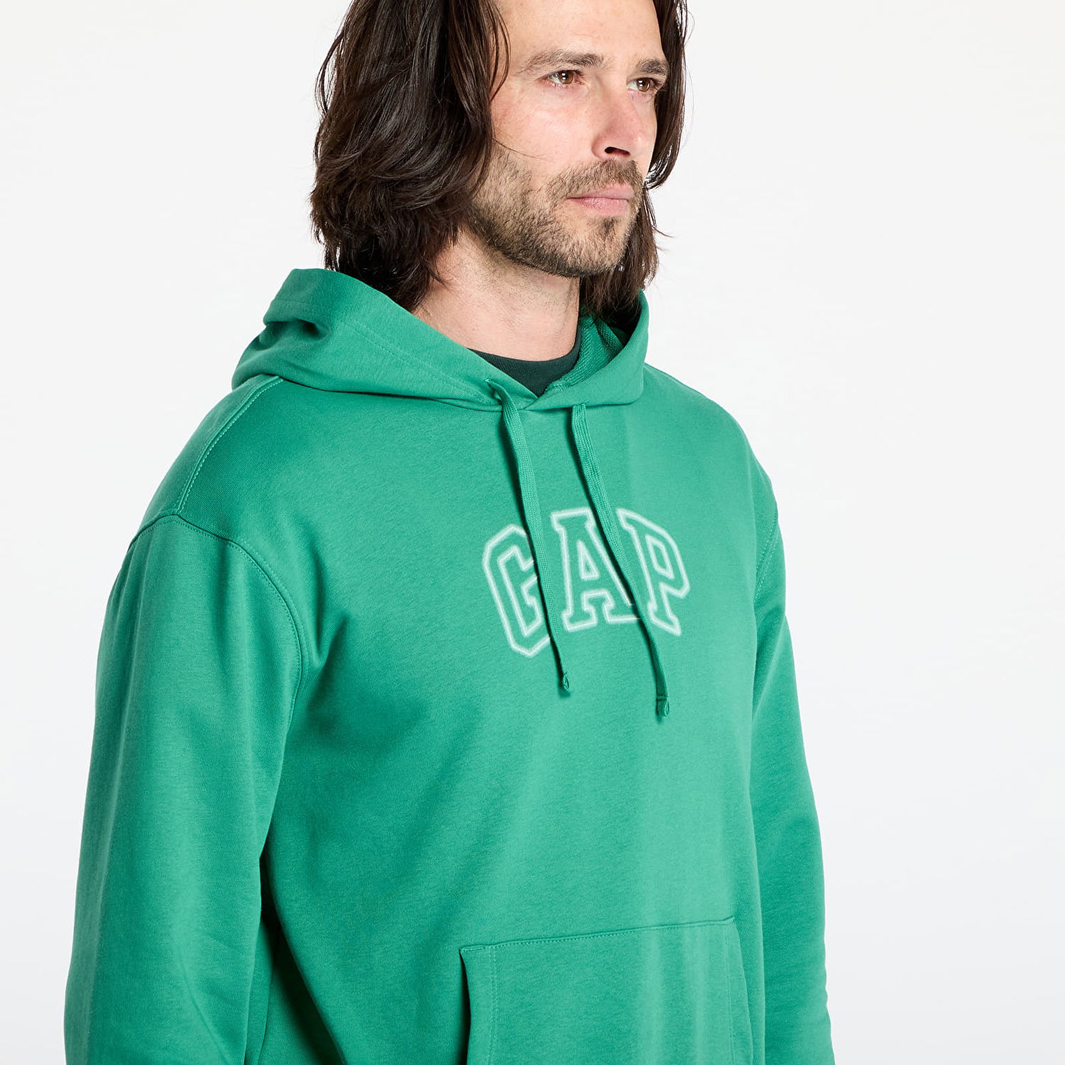Суитчър GAP GAP Logo Hoodie Зелено | 708409-01, 1