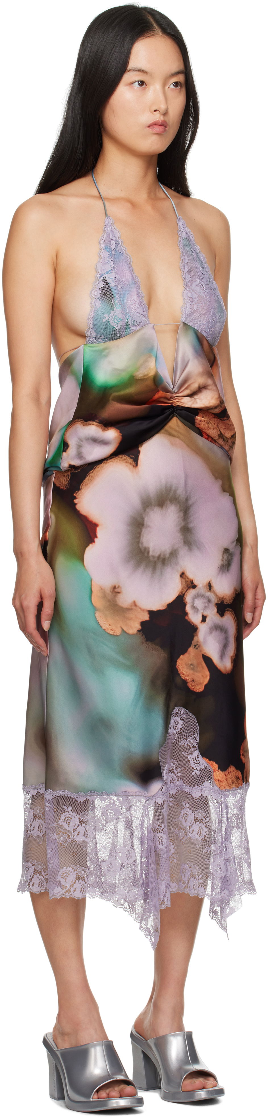 Pокля Collina Strada Collina Strada Court Slip Midi Dress Многоцветен | XX4017, 1