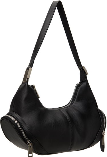 Чанта през рамо OSOI Leather Shoulder Bag With Side Pockets Черно | 24FWB03013001, 1